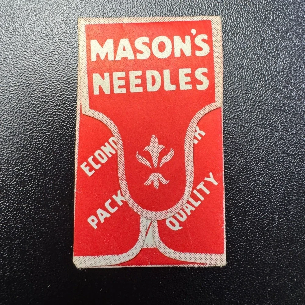 Vintage Mason's Crewel Needles 3/9 War Economy Pack Made‎ England WWII Sewing